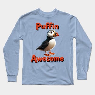 Puffin Awesome Long Sleeve T-Shirt